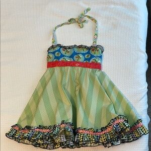 Matilda Jane strawberry halter dress, size 6